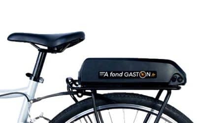 Porte bagage pour l'installation d'une batterie de vélo