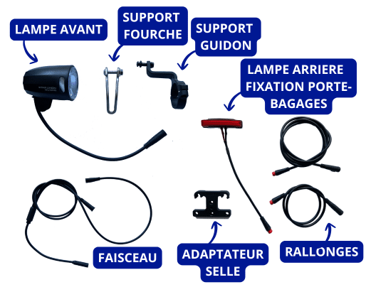 lampes pour moteur pédalier